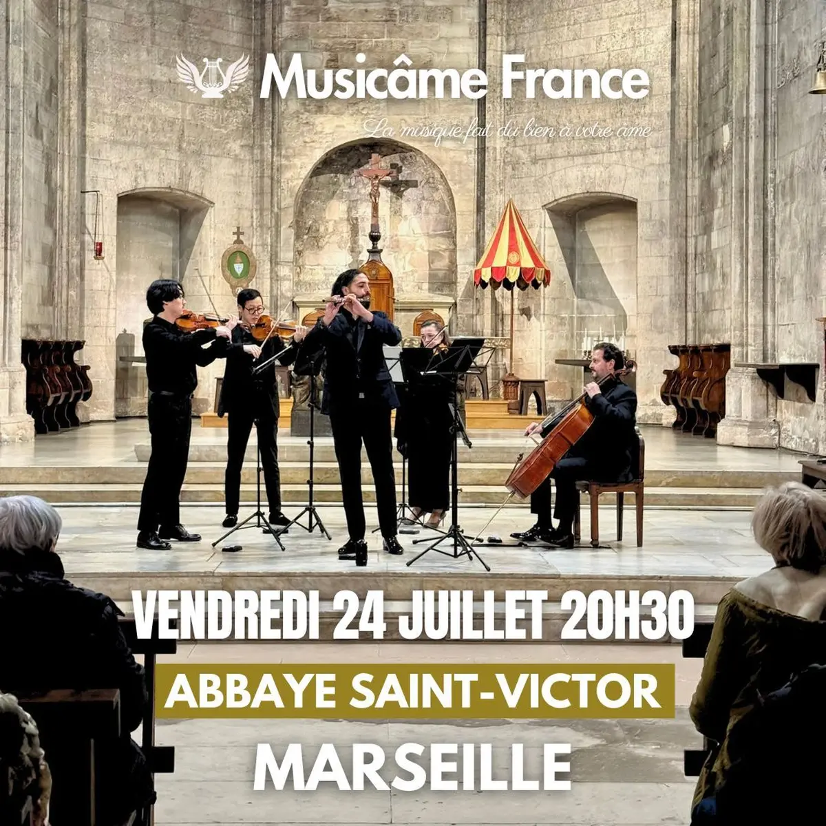 Concert à Marseille : Ravel, Debussy, Mozart, Bach, Puccini, Piazzolla, Vivaldi