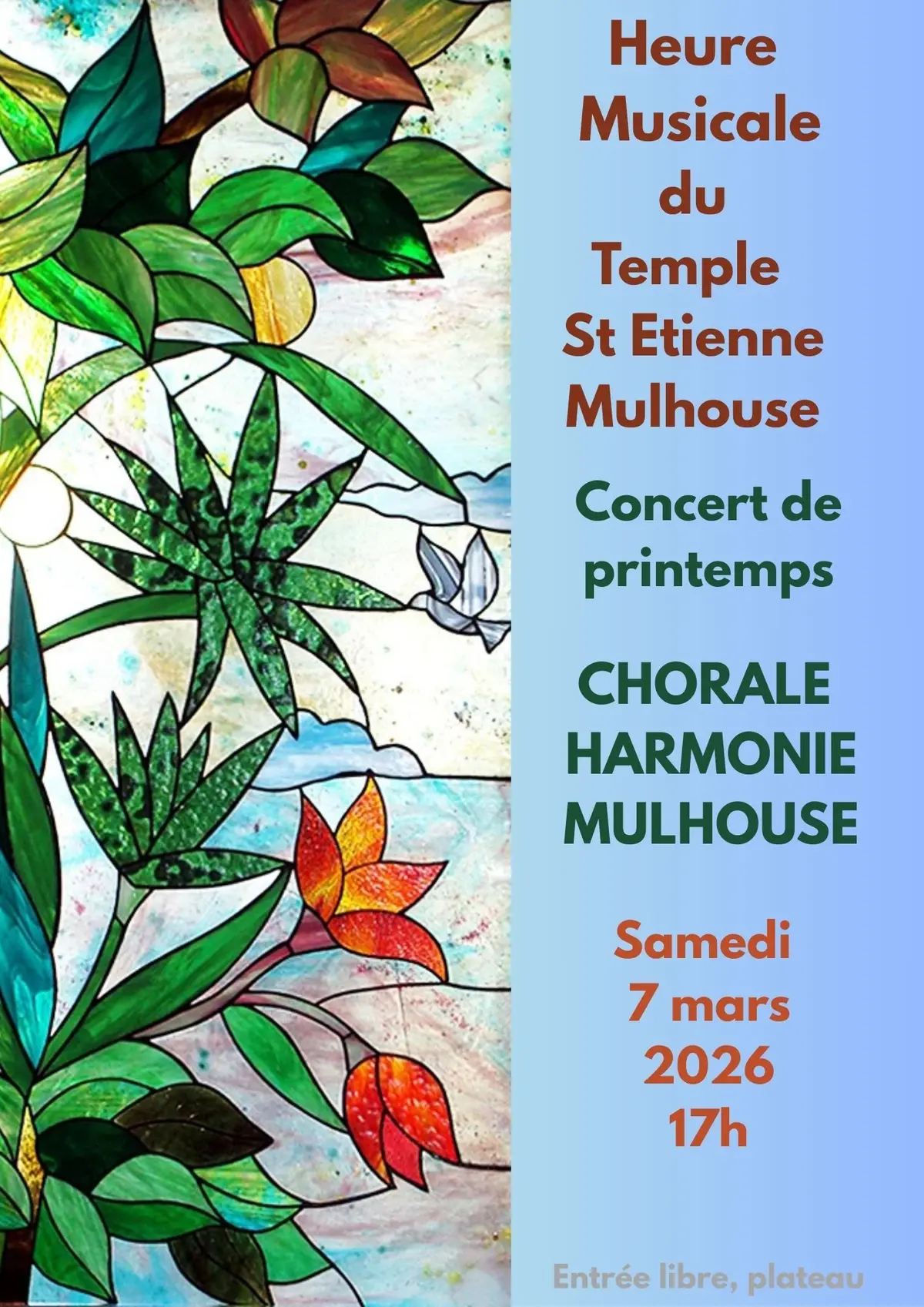  L'Heure Musicale - Concert de printemps - Par La Chorale Harmonie Mulhouse