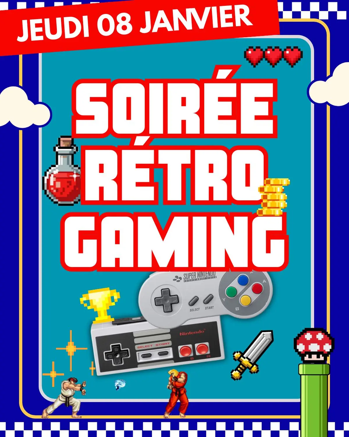 Soirée rétro gaming 