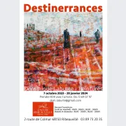 Destinerrances, exposition de peintures de Dominique Laburte