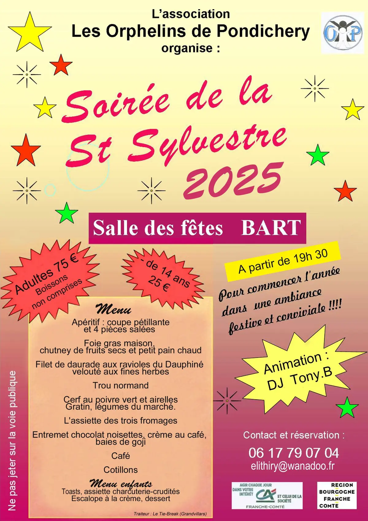 Reveillon de la St Sylvestre