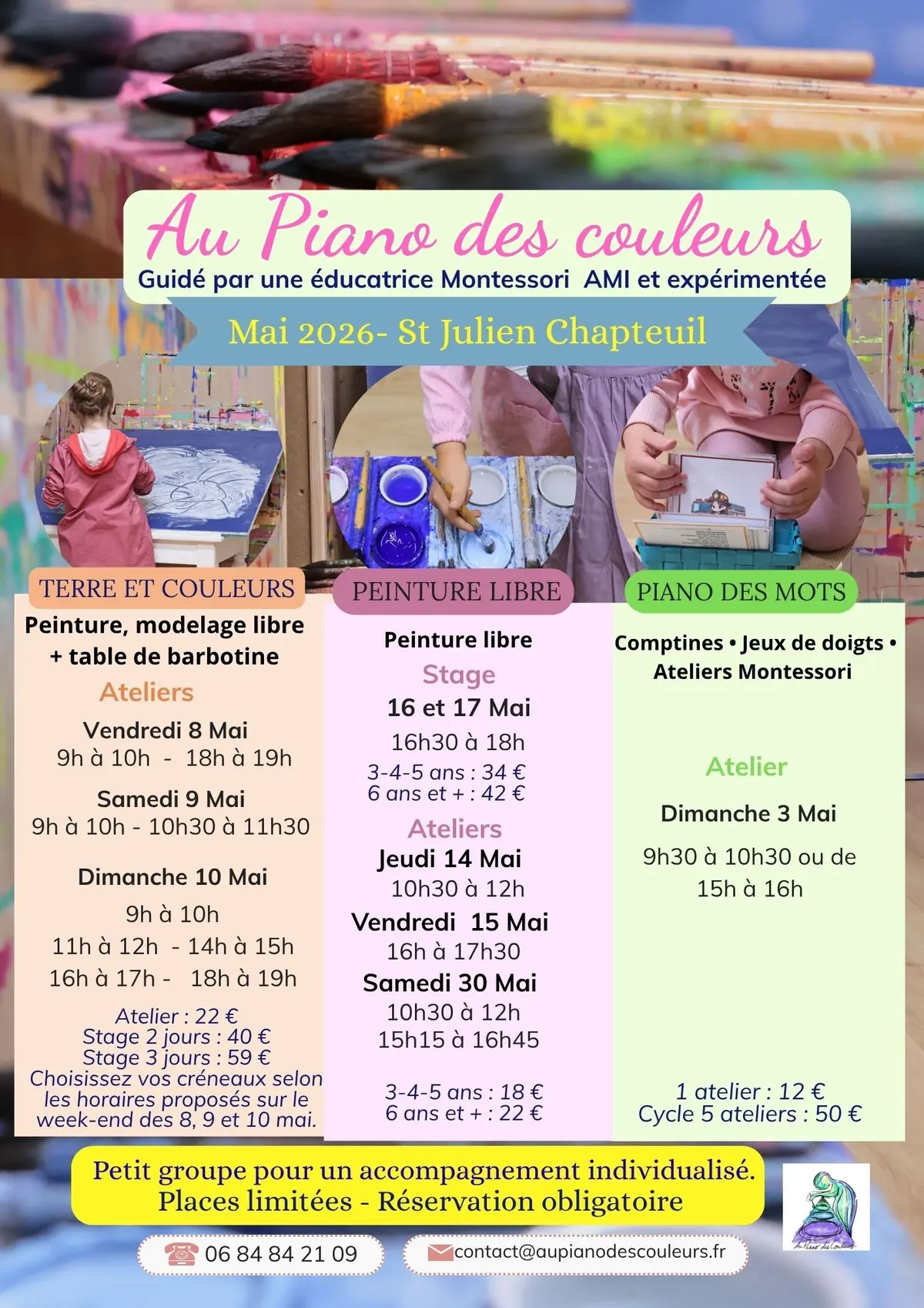 Ateliers Stages Terre et Couleurs