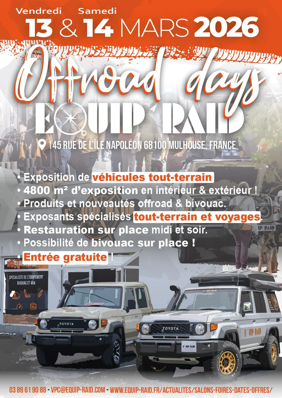 Offroad Days Equip'Raid - Portes-ouvertes 2026