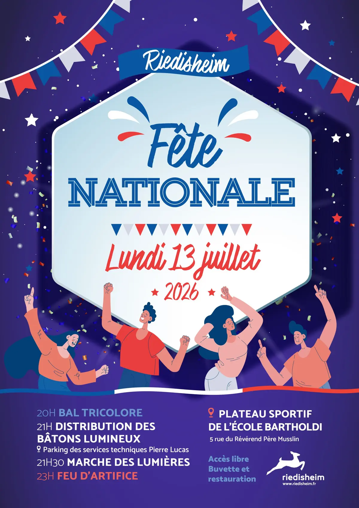 Fête nationale à Riedisheim