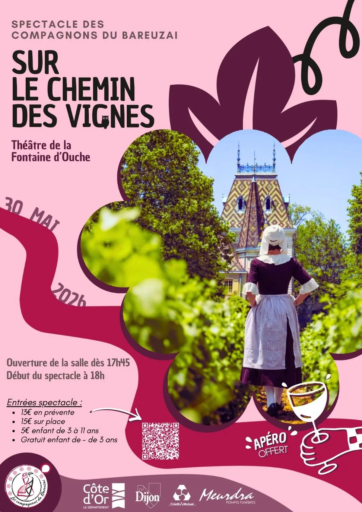 Sur le chemin des vignes – Spectacle folklorique à Dijon
