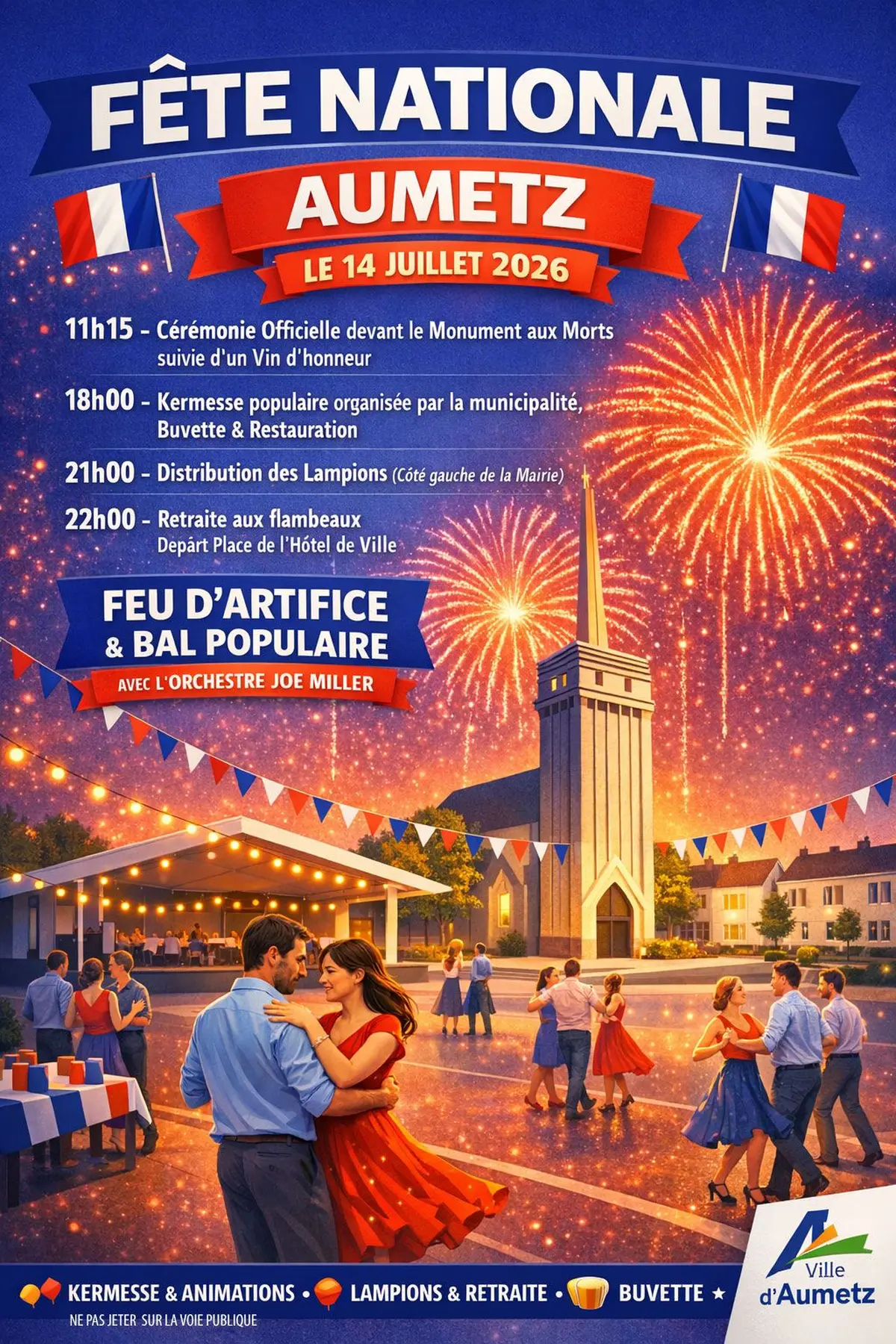 14 juillet Aumetz 2026