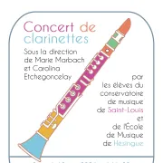 Concert des classes de clarinette du conservatoire