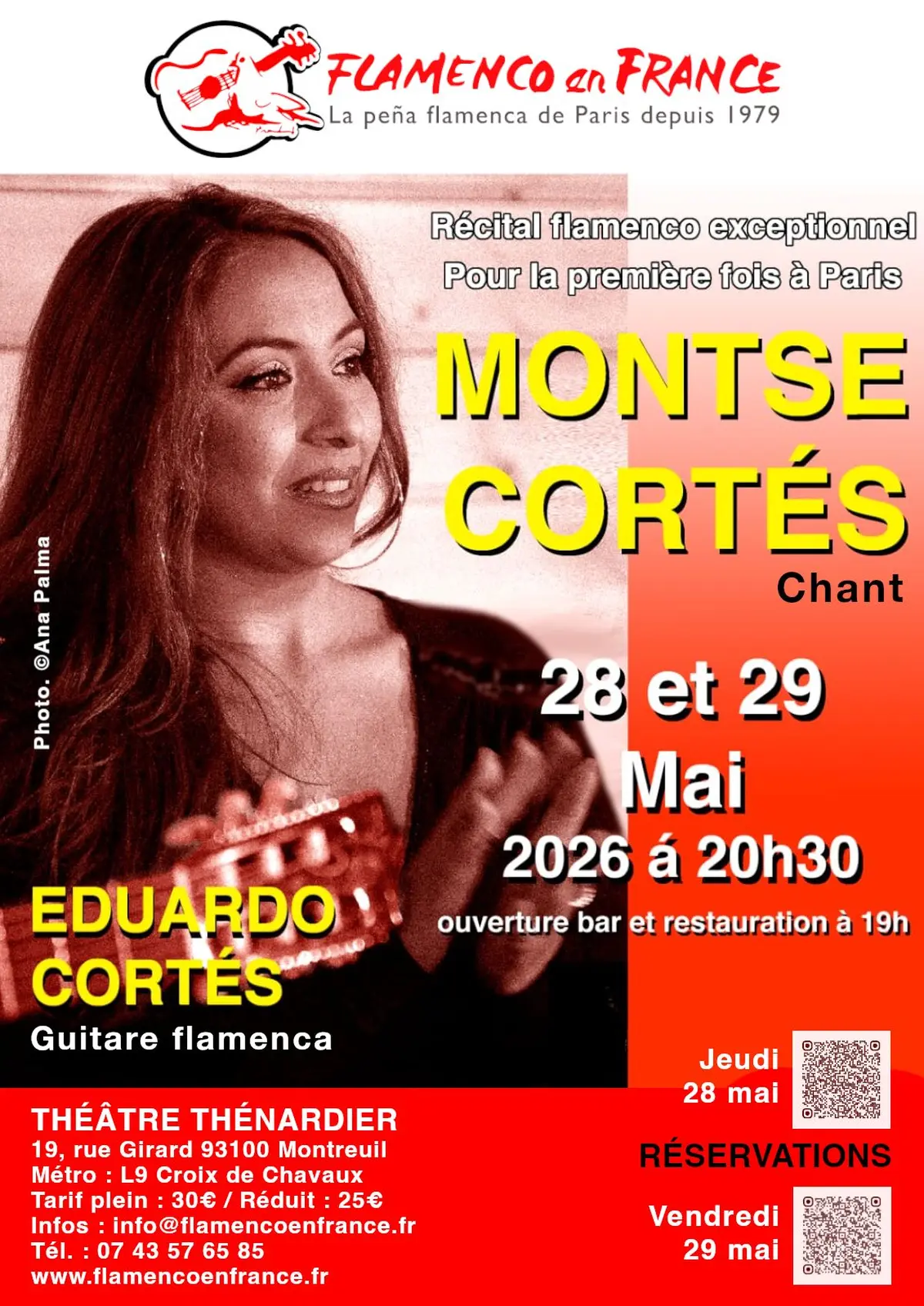 Récital flamenco avec Montse Cortés