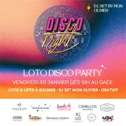 Disco Night : Loto & Dj set By Mon Olivier 30/01 au GAEE à La Rochelle