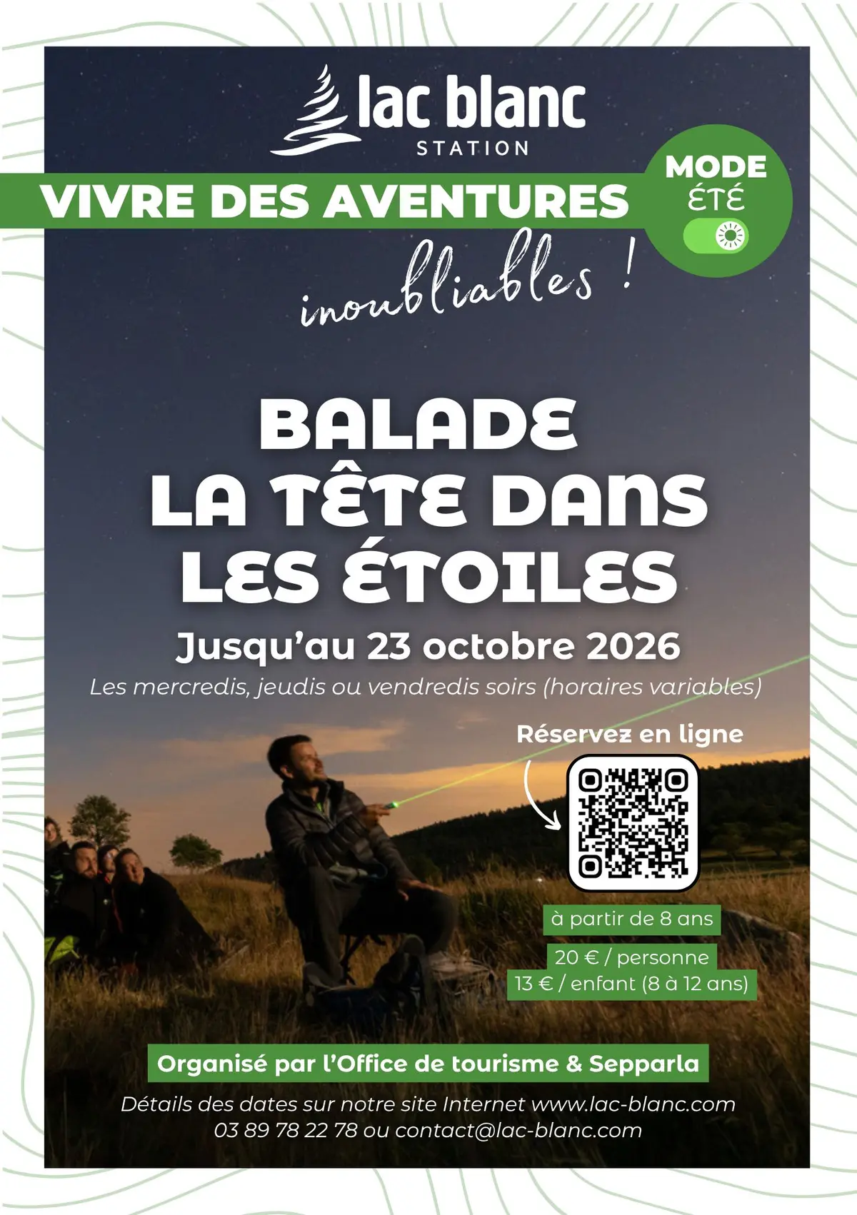 Balade la tête dans les étoiles