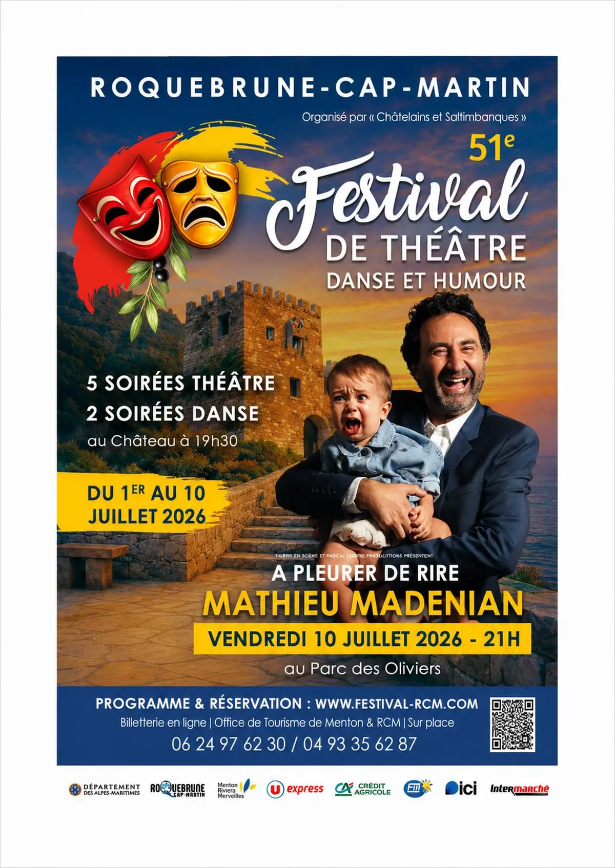 Festival théâtre danse et humour RCM 