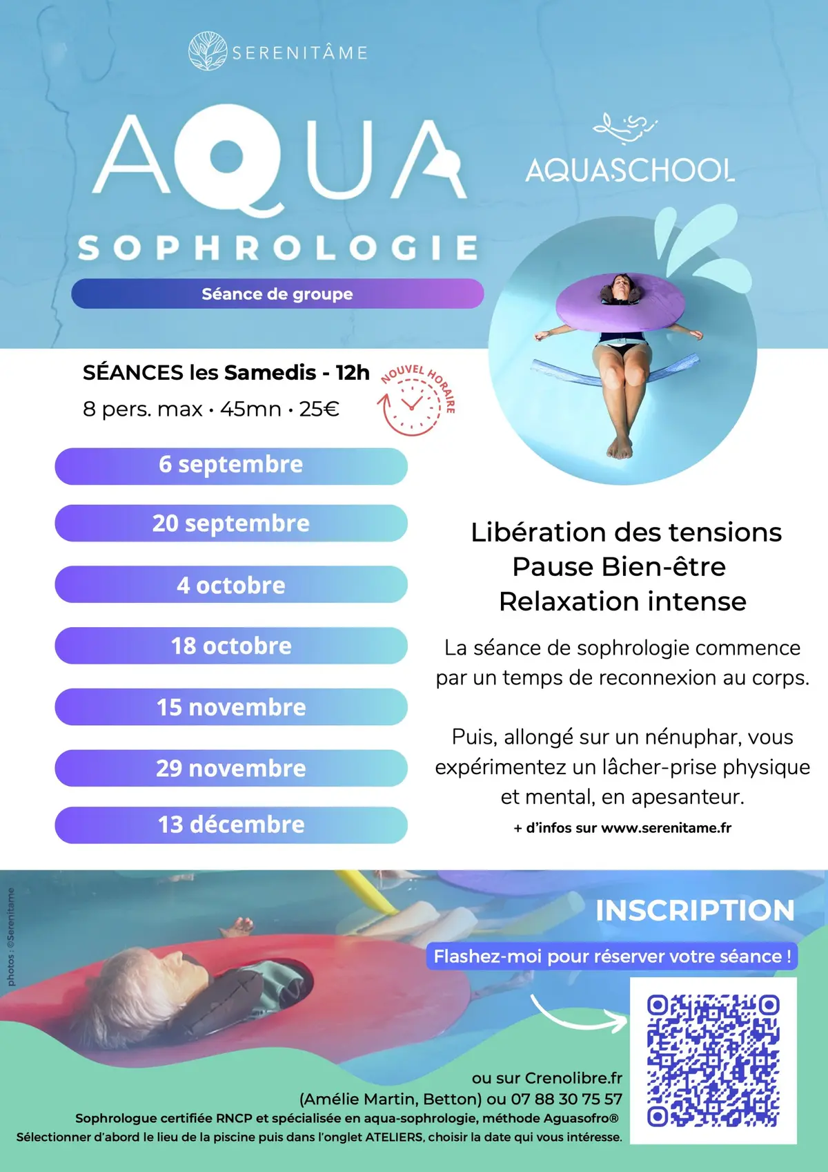 Faire face au stress avec l'Aqua-sophrologie