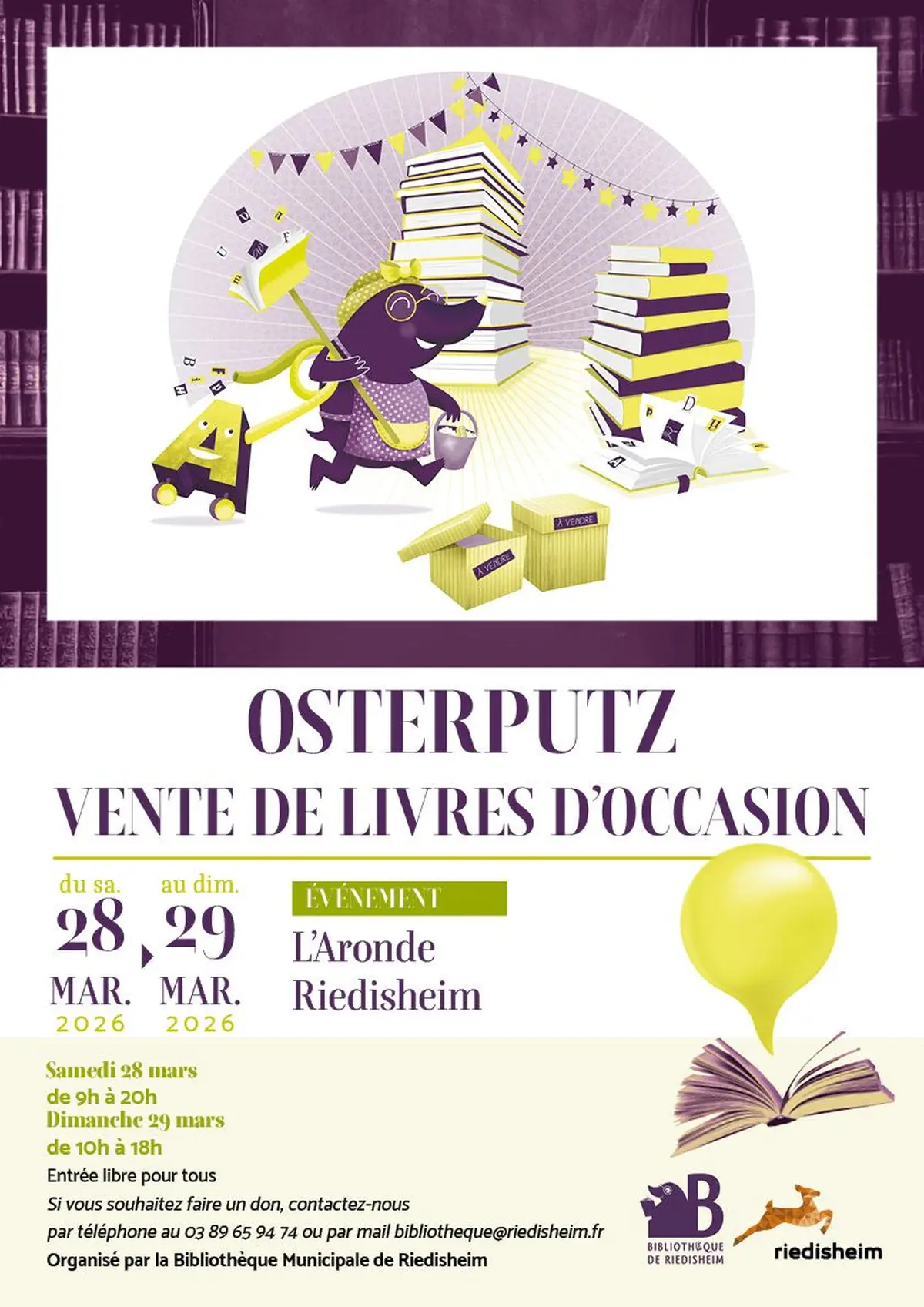 Osterputz : vente de livres d'occasion