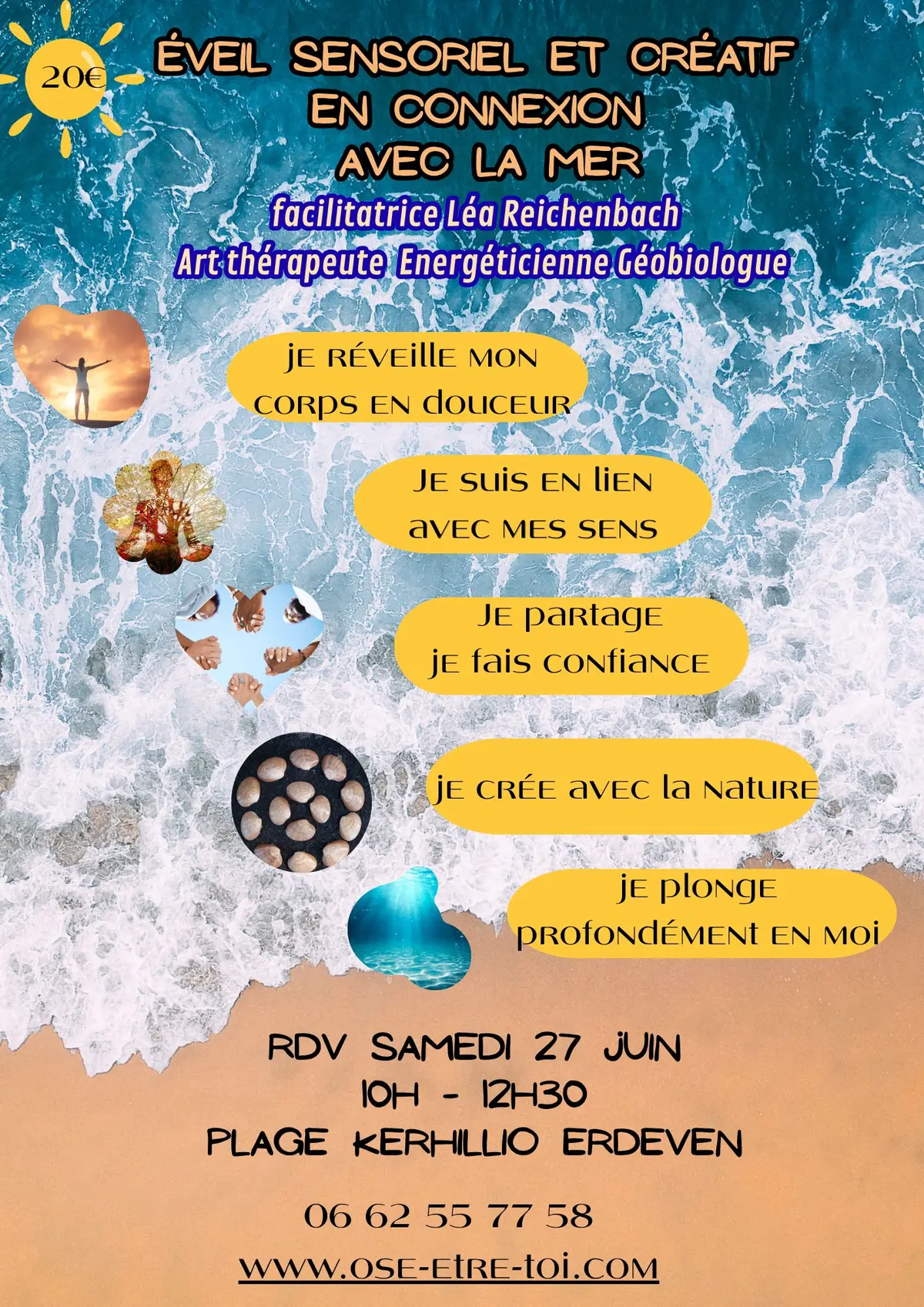Eveil sensoriel et créatif en connexion avec la mer