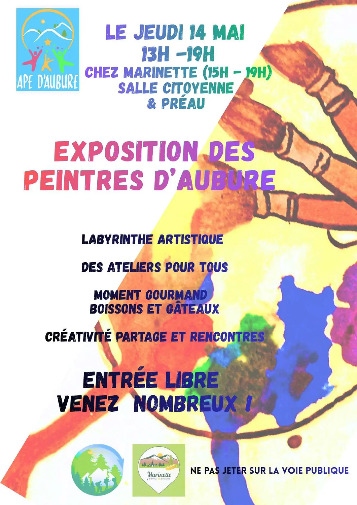 Exposition des peintres d'Aubure 