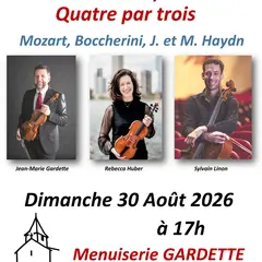 Concert Quatre par trois Trio Fanely