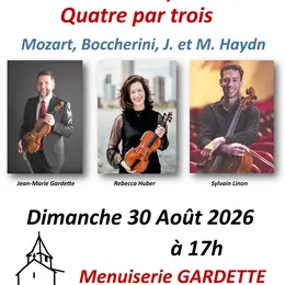 Concert Quatre par trois Trio Fanely