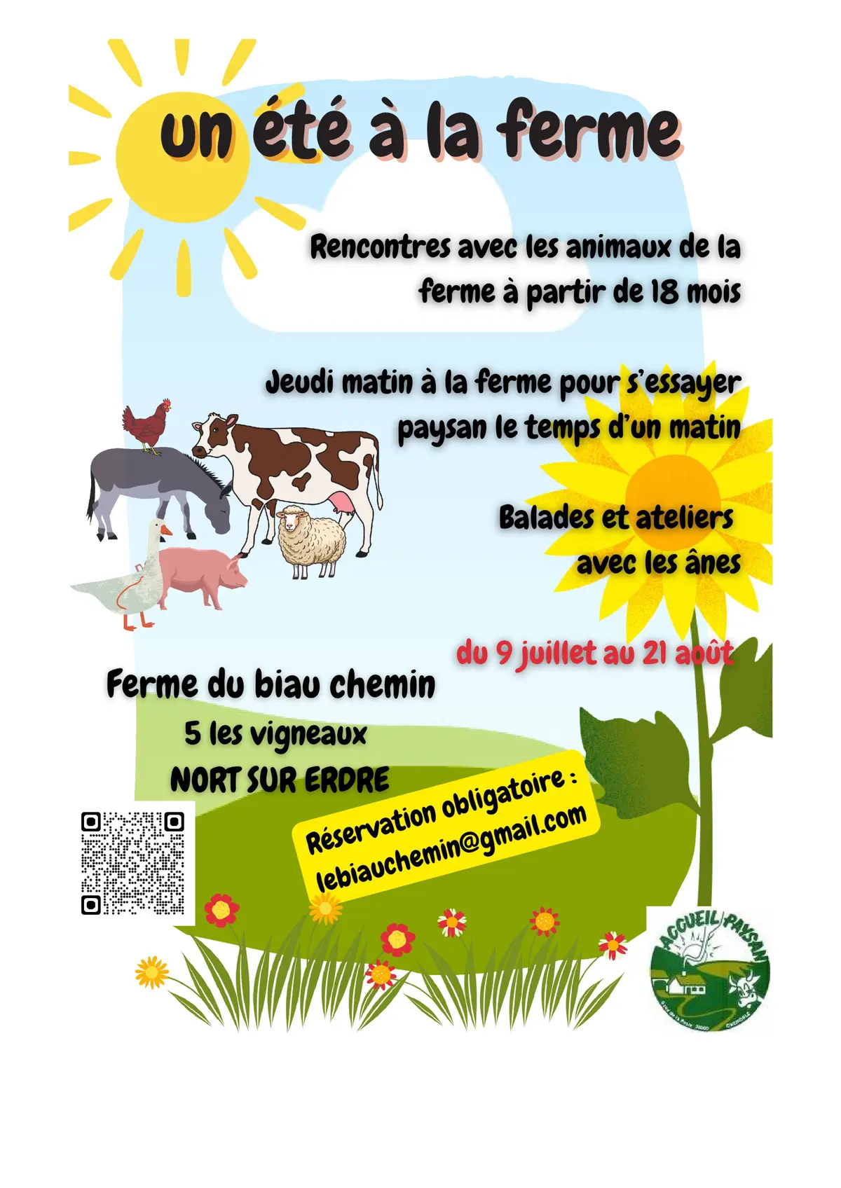 A la rencontre des animaux de la ferme