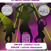 Soirée dansante Rock, SBK (salsa, bachata, kizomba) et West Coast Swing 