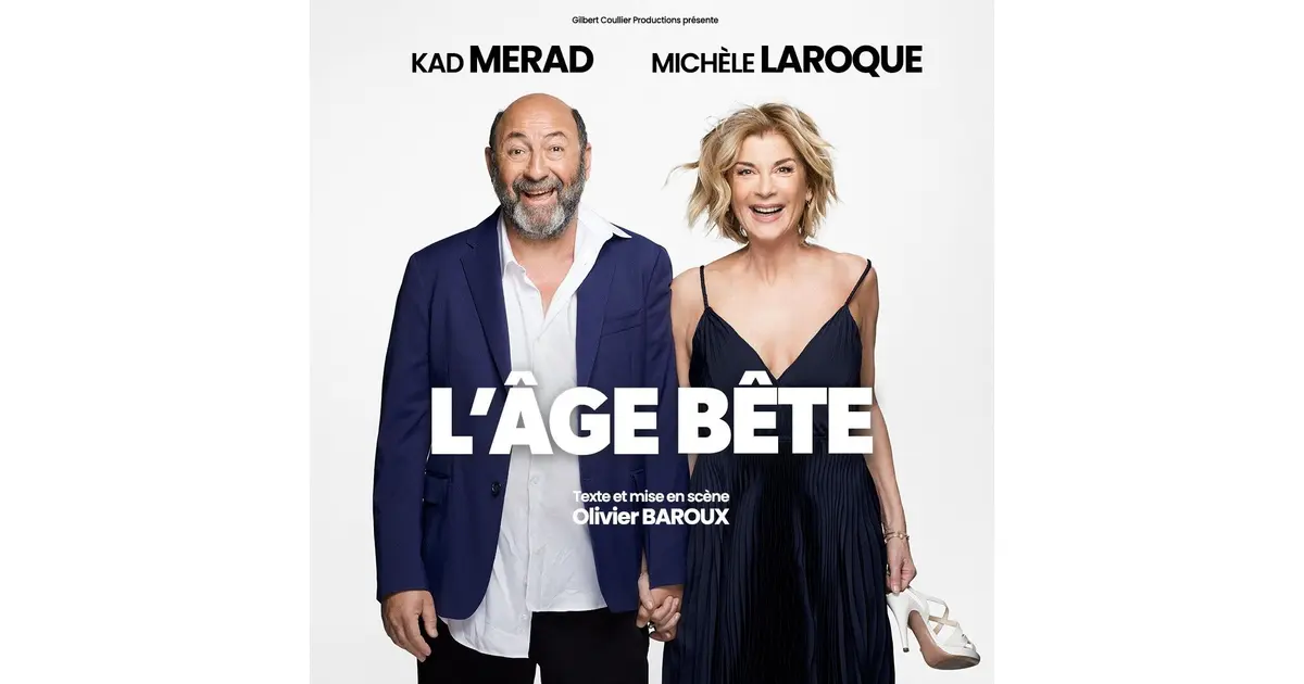Michèle Laroque & Kad Merad - L'âge bête - Les Folies Bergères, Paris