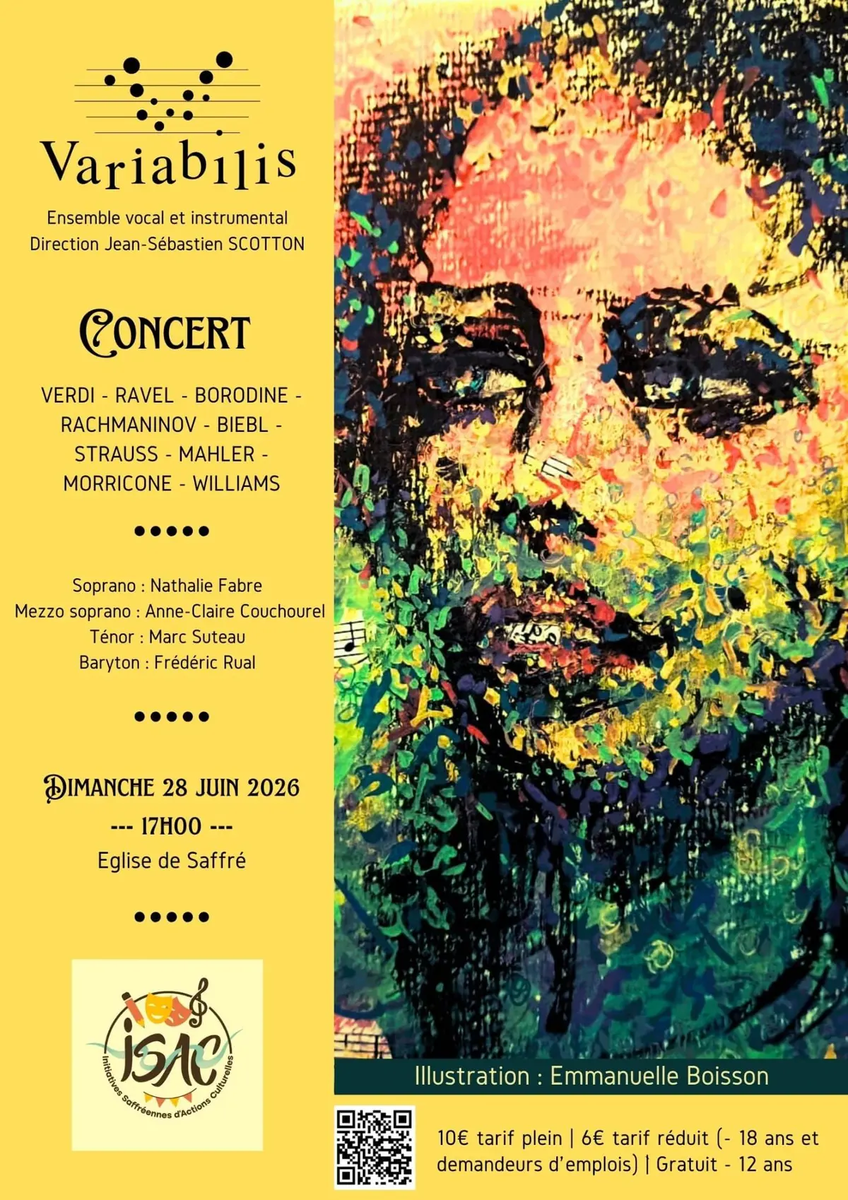 Concert Variabilis à Saffré à Saffré le 28 juin 2026