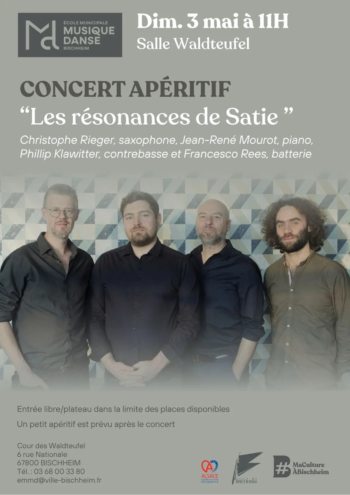 Concert apéritif : Les résonances de Satie