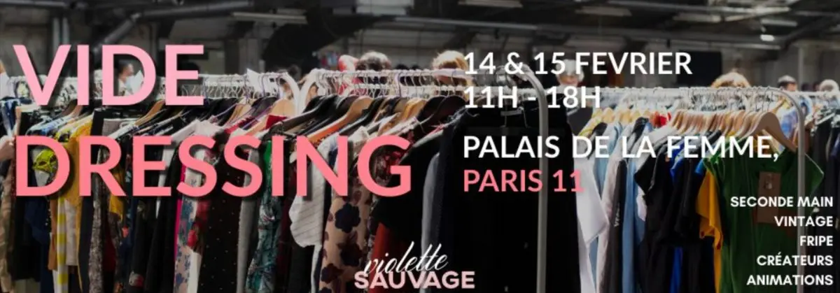 Vide-dressing géant Violette Sauvage Paris