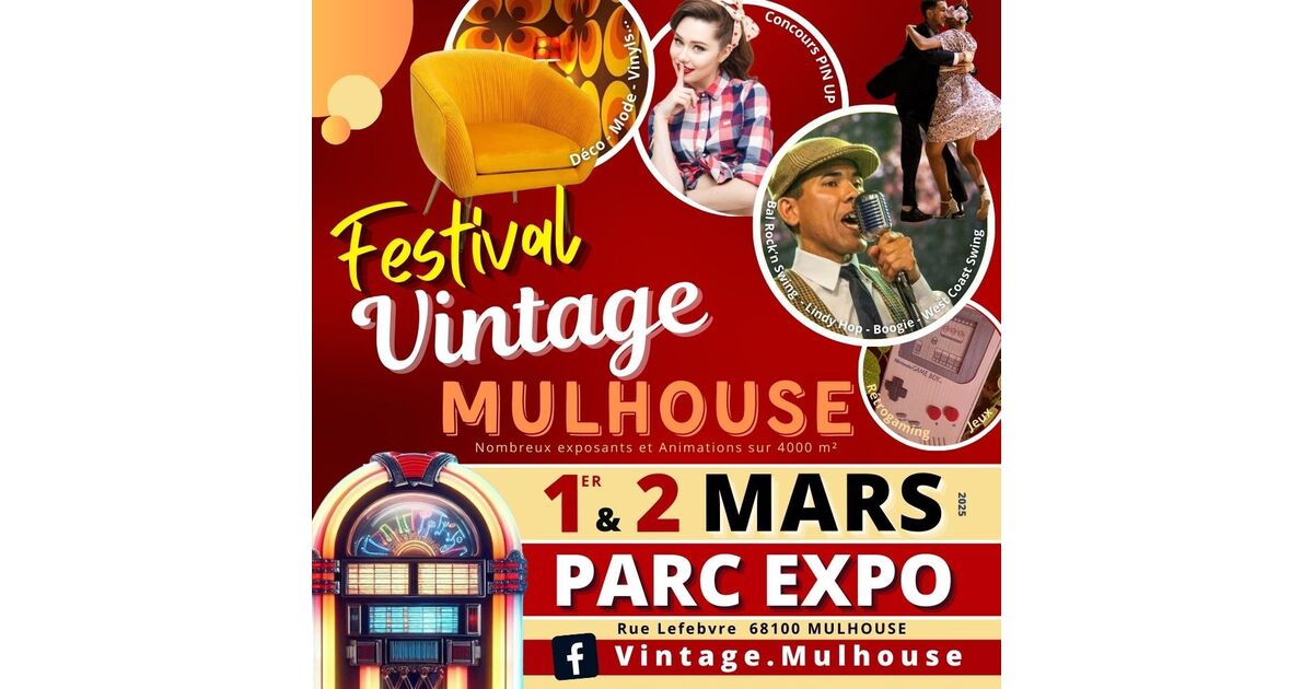 Mulhouse Vintage Festival 2025 : dates, horaires, tarifs, exposants