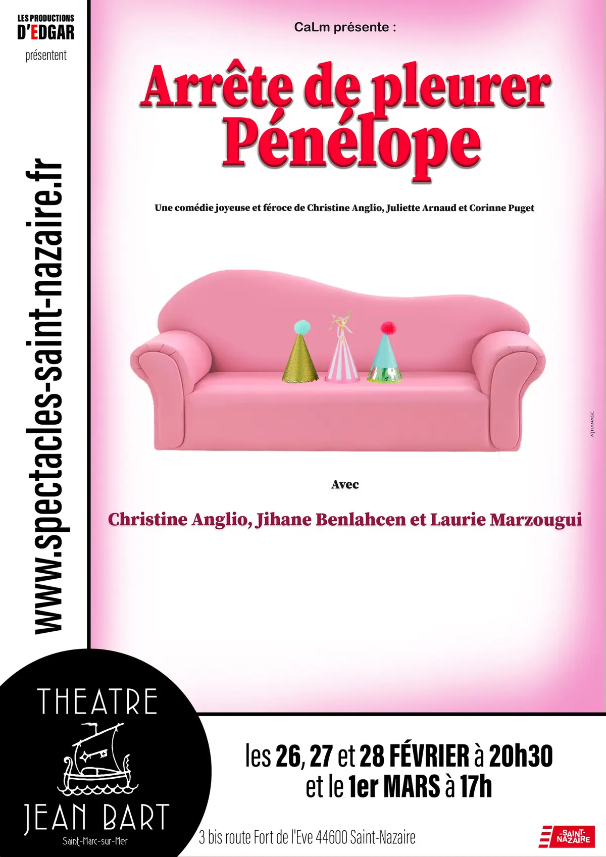 Arrête de pleurer Pénélope.