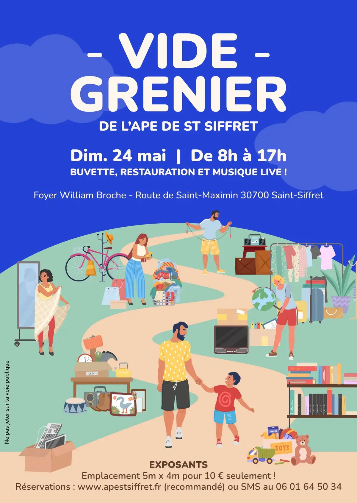 Grand vide-grenier de l'APE de Saint-Siffret