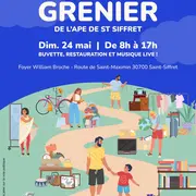 Grand vide-grenier de l'APE de Saint-Siffret