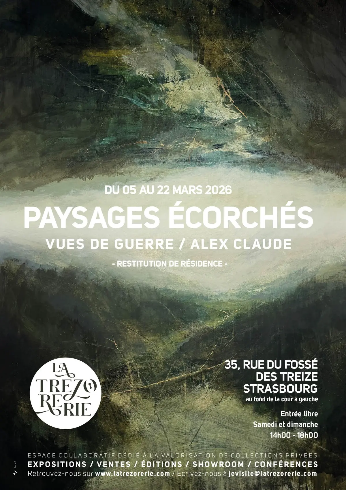 Paysages Écorchés - Vues de Guerre - Alex CLAUDE - Restitution de résidence