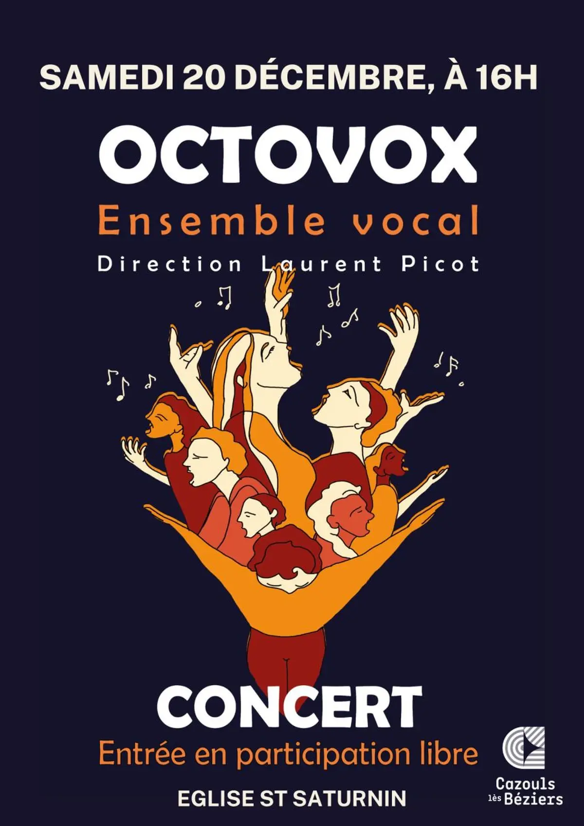 Concert de l'ensemble vocal OCTOVOX
