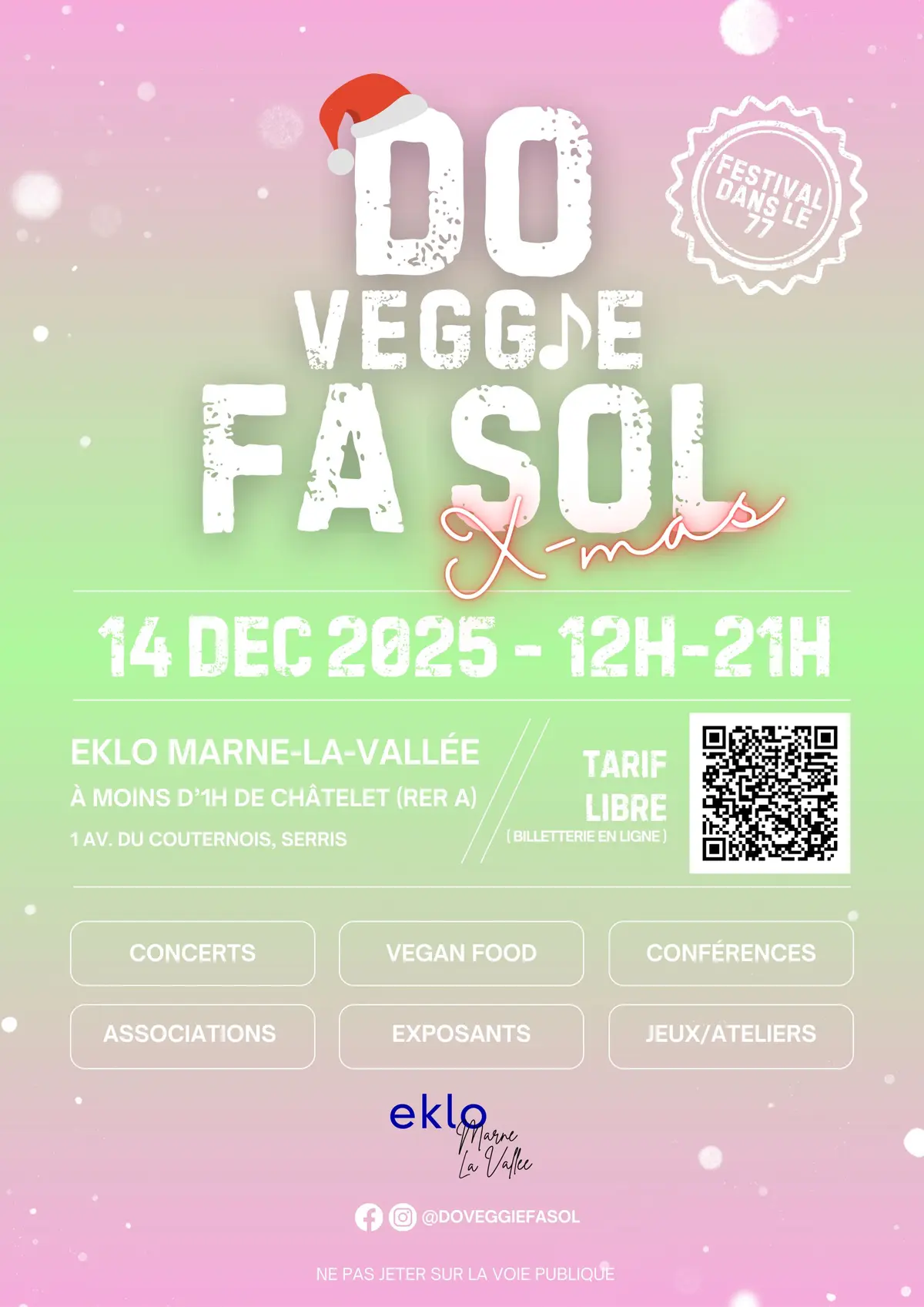 Festival Do Veggie Fa Sol : marché de Noël
