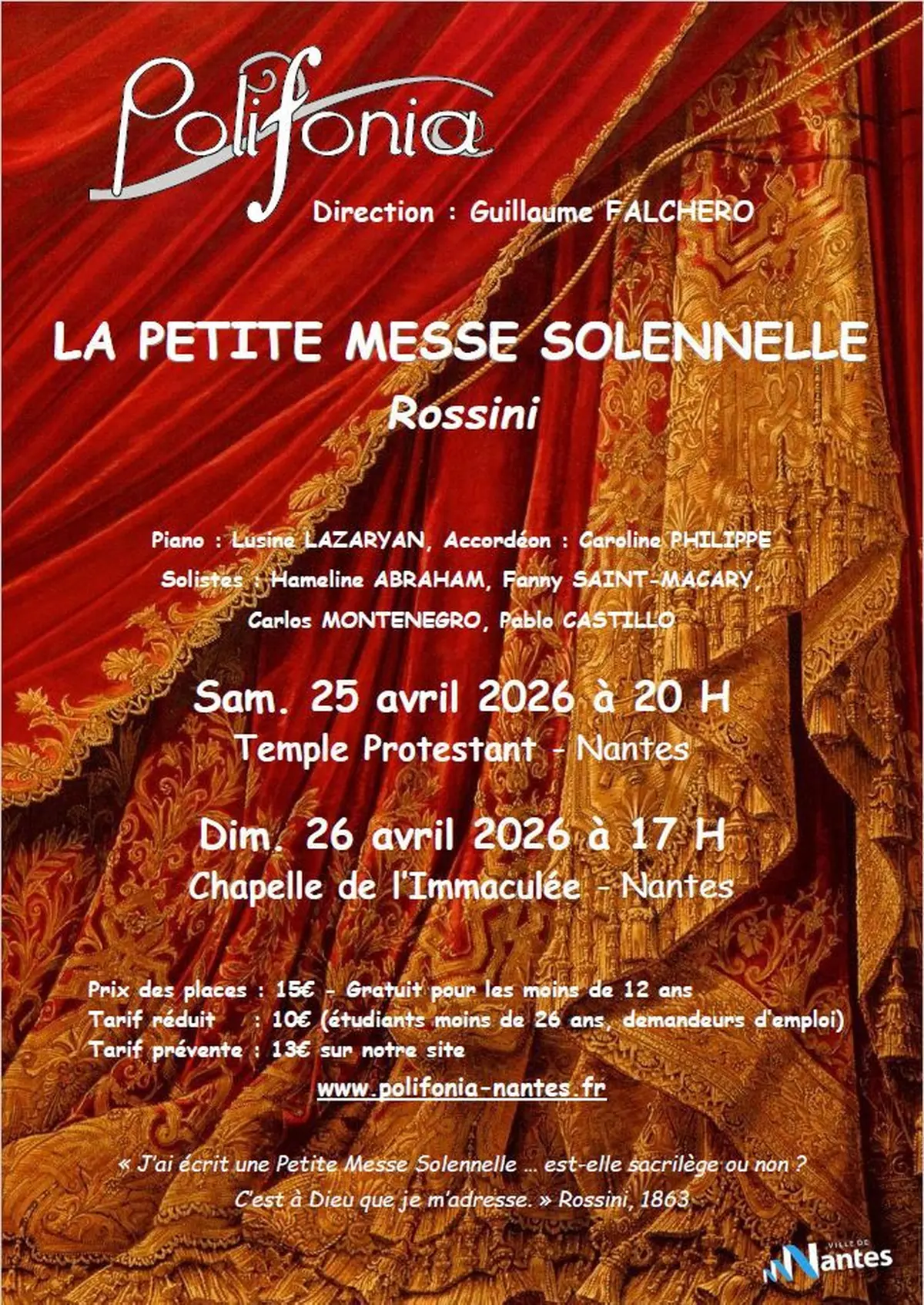 La petite messe solennelle de Rossini