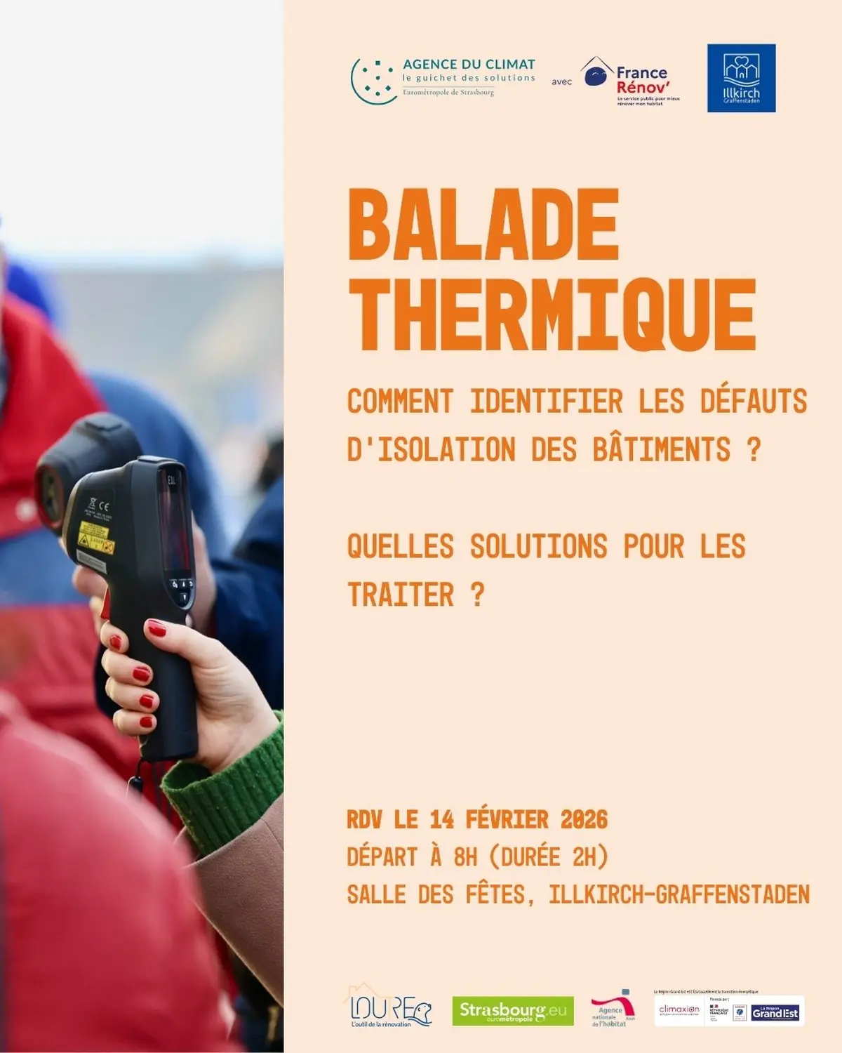 Balade thermique - Illkirch Graffenstaden