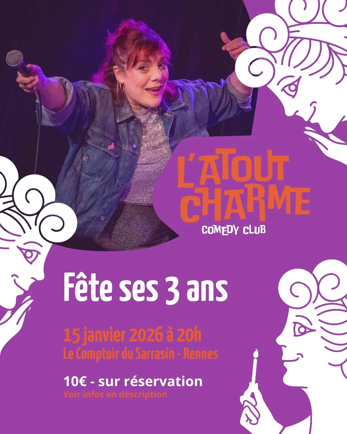 L'atout charme comedy club fête ses 3 ans