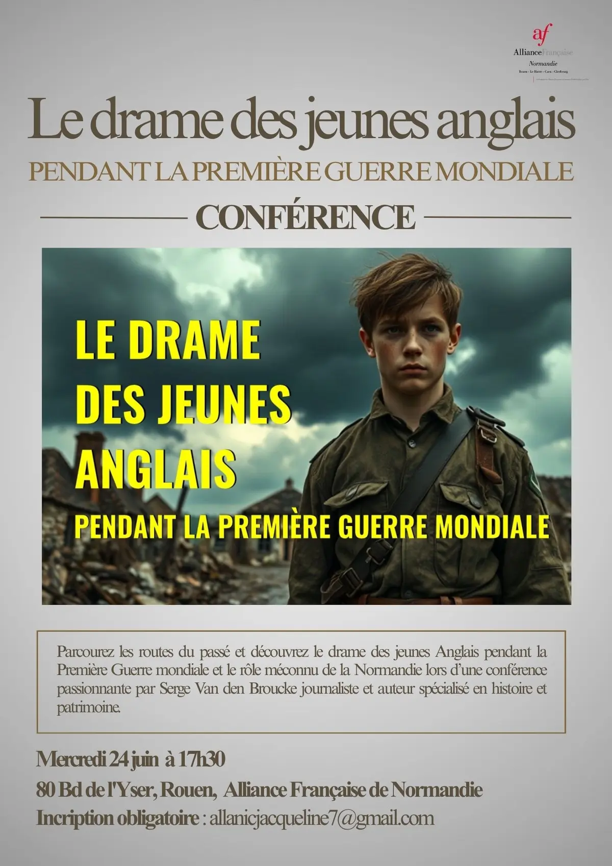 Le drame des jeunes anglais pendant la Première Guerre mondiale