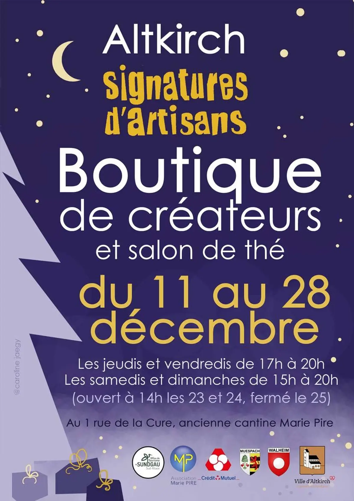 Boutique et salon de thé éphémères Signatures d'artisans