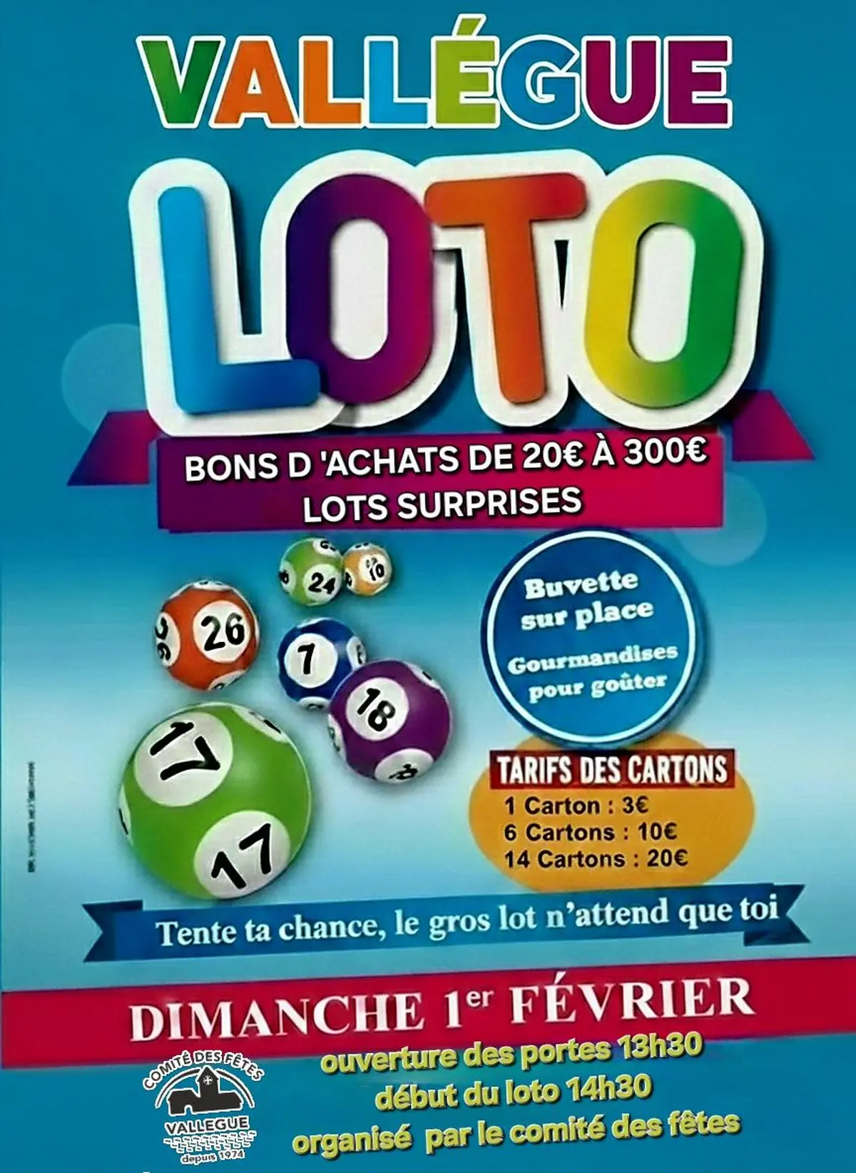 Loto du comité des fêtes 