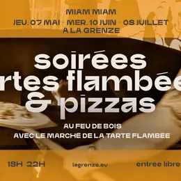 Soirées tartes flambées & pizza à La Grenze