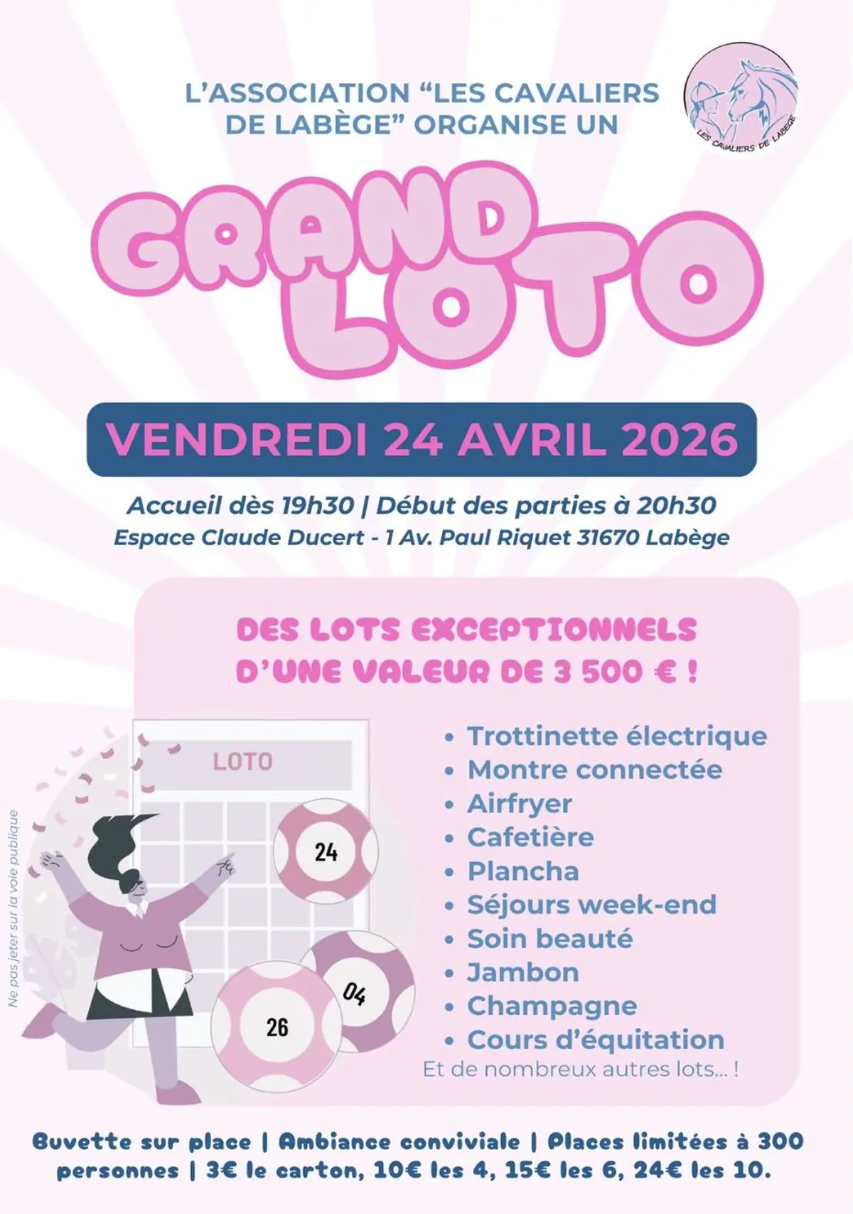 Loto association les cavaliers de Labège 