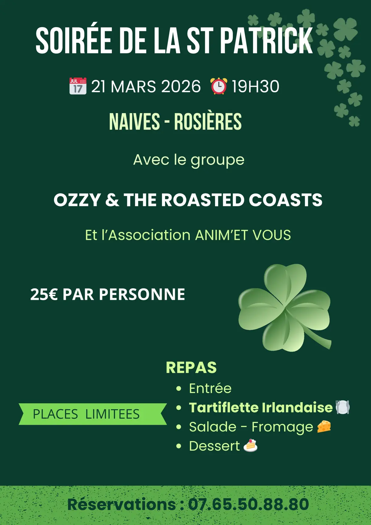 Soirée de la St Patrick