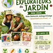 Atelier Les Explorateurs du Jardin pour les grands et les petits