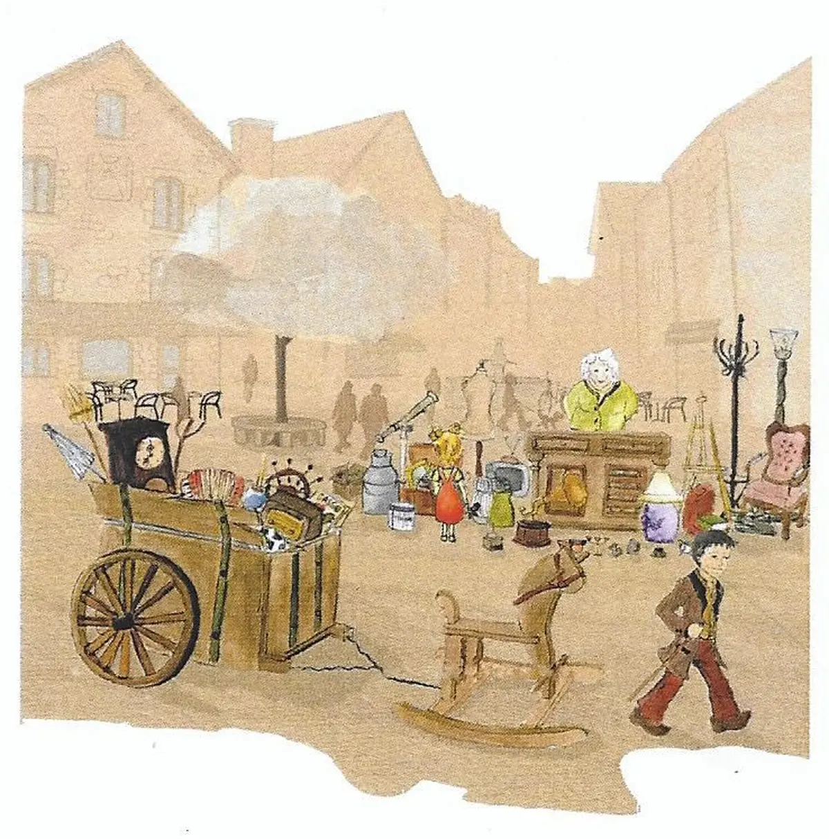 Brocante collection vide-grenier - lac chambon