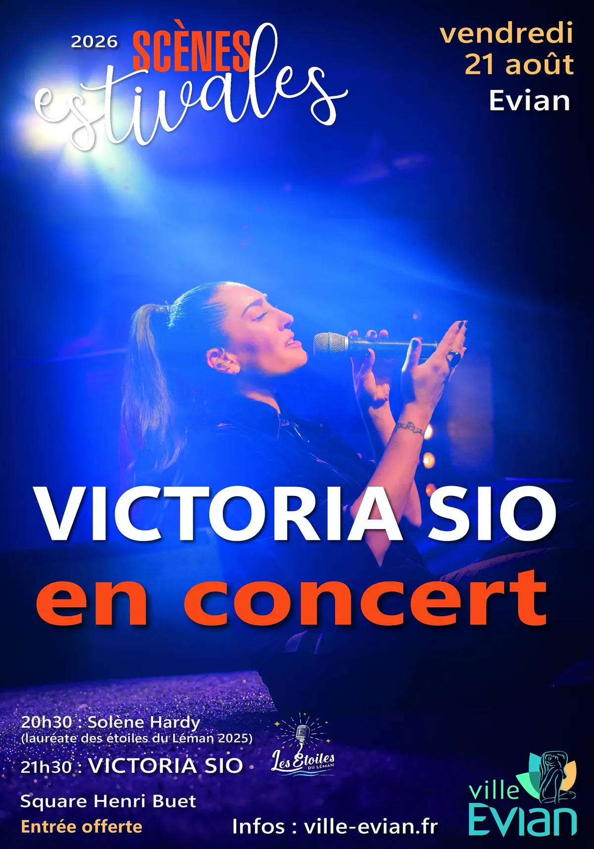 Victoria Sio en concert + Solène Hardy en 1ère partie