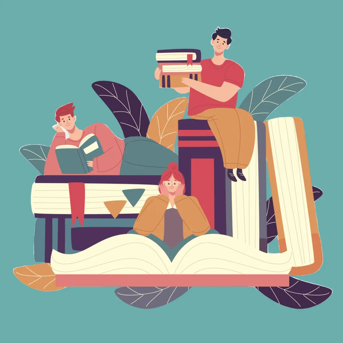 Conversation autour de la lecture à la bibliothèque de Dornach