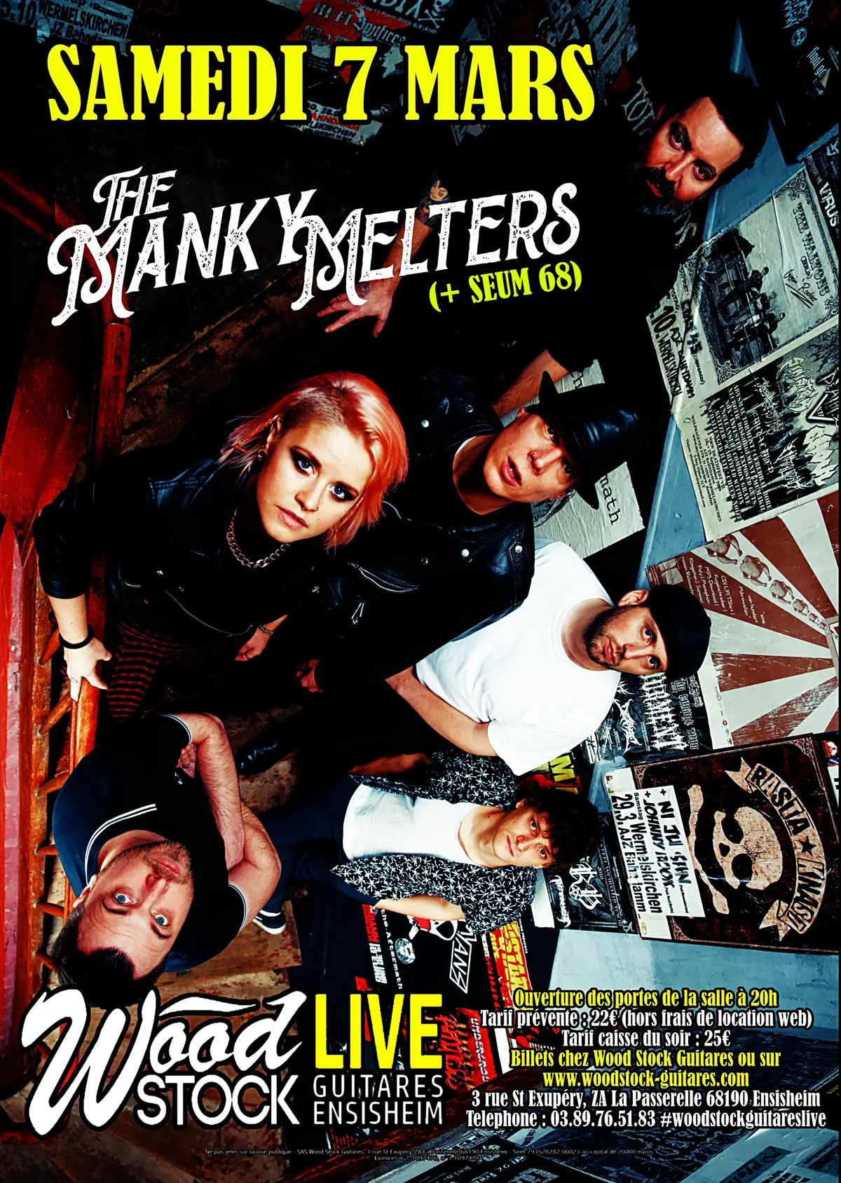 The Manky Melters + Seum 68 chez Wood Stock Guitares