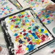 Atelier ENFANT : Fabrication de papier marbré