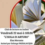 Club de lecture en italien : L'isola di Arturo de Elsa Morante